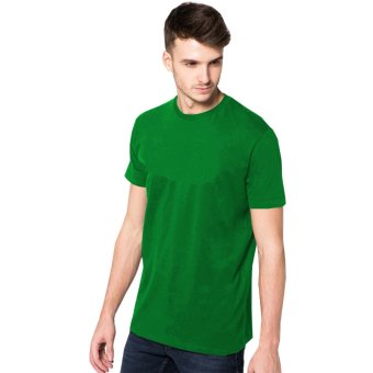 VM Oblong Tshirt Polos Basic Pendek Katun Hijau - Short Sleeve Green  