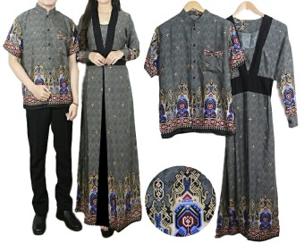 Vrichel Collection - Couple Batik Cindy (Abu)  