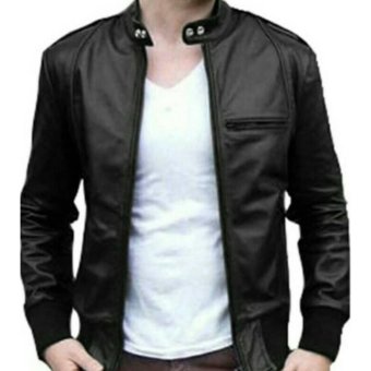 Wdstore Jaket Kulit Ariel Sk21 Series Exclusive - [Fullblack]  