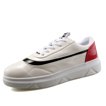 WETIKE Men's Microfiber Sneakers Coat Of Paint Shoes(White) - Intl  