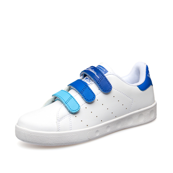 WETIKE Men's Sneakers Personality Microfiber Shoes(Blue)  