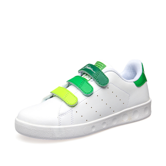 WETIKE Men's Sneakers Personality Microfiber Shoes(Green)  