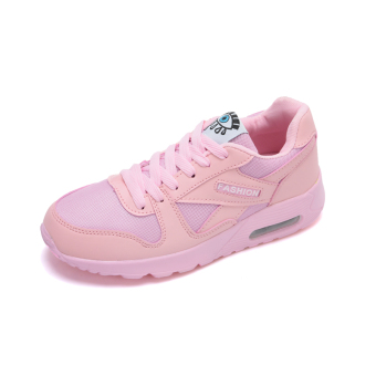 WETIKE Women's Mesh Sneakers Air Cushion Shoes(Pink)  