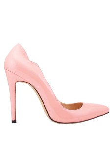 Win8Fong Women's High Heels Pointed Toe Pumps Stiletto Shoes Party Shoes Court Shoes(Pink)  
