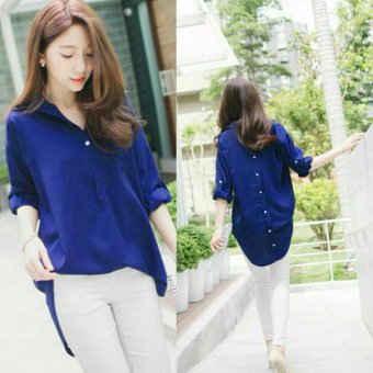 WinKin - Blouse Tasya - Biru Benhur  