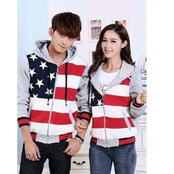 WinKin - Jaket Couple Five Star - Abu  