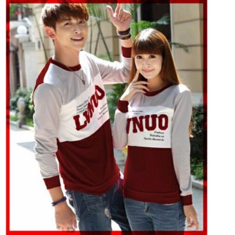 WinKin - Sweater Couple LVNUO - Maroon  