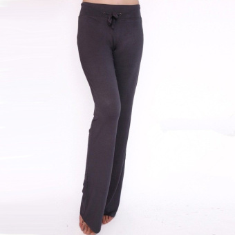 Women Modal Hip-hop Harem Wide Leg Dancing Yoga Pants(Dark Grey) - intl  