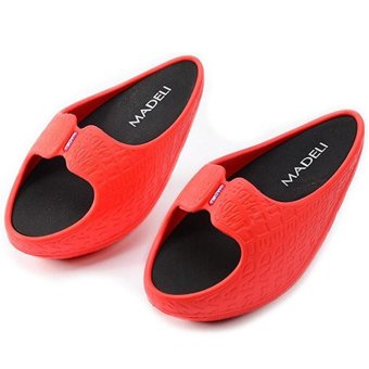 women summer slides fashion slimming shoes fitness ladies swing shoes indoor/outdoor slippers women slimming shoes shake sandals - intl  