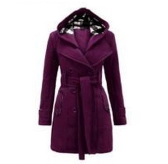 Women Warm Winter Parka Hooded Long Section Jacket Outwear Coat  