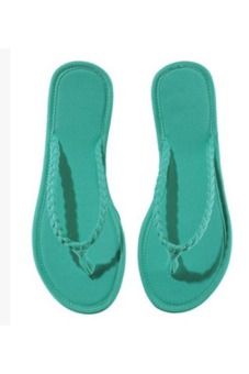 Womens Multi Colour Flip Flop Sandals Womens Summer Beach Holiday Wear (Light blue)  