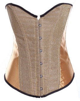 Women's Sexy Strapless Solid Color Corset With Hook & Eye (Yellow) - Intl - Intl  