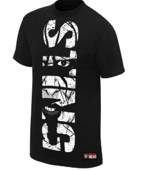 WWE Printed Cotton T-shirt (Black)  