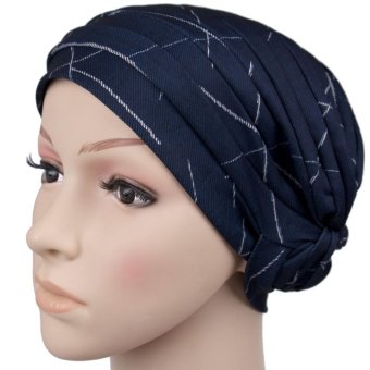 Yashion 168 Pleated Women's Turban Muslim Caps Hijab Hats  