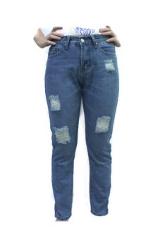 YCK Celana Panjang Jeans 8038 - Biru  