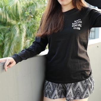 YGTSHIRT - Tshirt ANTI SOCIAL SOCIAL CLUB Lengan Panjang Longsleeve Cewek / Kaos Wanita / Tshirt