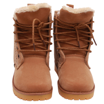 Yingwei Vintage Snow Boots Lovers Boot Khaki  