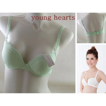 Young Heart basic lace busa tebal (green)  
