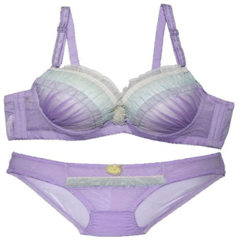 You've Aleander Bra Set 0955 - Ungu  