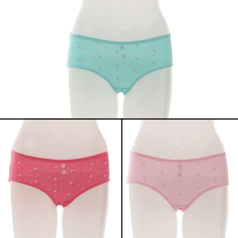 You've Flower Mix Colour 1611 Panty - Pink-Soft Pink-Green  