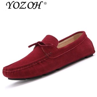 YOZOH 2017 spring new Loafers Korean version of breathable casual shoes-Red - intl  