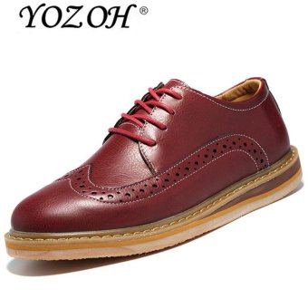 YOZOH City leisure men's classic Bullock casual shoes-Red - intl  