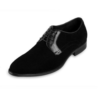 ZAFUL Classic Business Matte Leather Men's shoes Derby Shoes(Black) - intl  