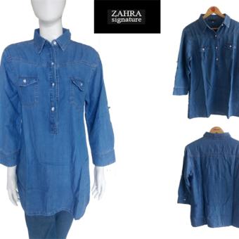 Zahra signature - Dress Tunic Denim Tania  