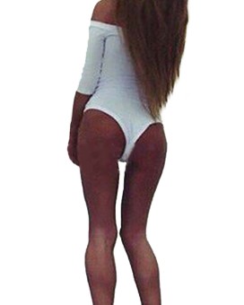 ZANZEA Women Fashion Sexy Long Sleeve Tops Off Shoulder Jumpsuits Bodysuit Rompers  