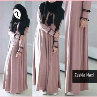 Zaskia Maxi Warna Cokelat  