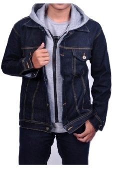 zens jaket ariel denim hoodie best seller black grey zens jaket ariel denim hoodie best seller black grey