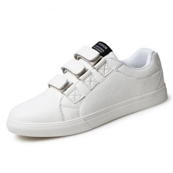 ZHAIZUBULUO Fashion Leather Slip On Casual Shoes (White) - intl  
