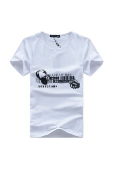 ZHENGQI Summer T-shirt Casual Short Sleeve (White) (Intl)  