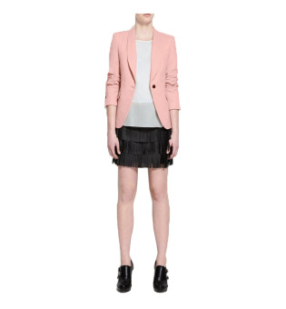 ZigZagZong Shawl Collar Women's Suits Blazer Outwear Pink (Intl)  