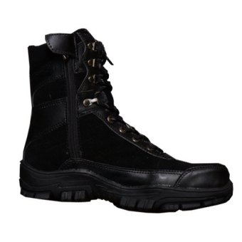 ZimZam Sepatu Boot UnderArmour High - Hitam  