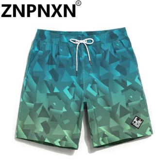 ZNPNXN Fashion Men's Beach Board Shorts Bermuda Mens Swimwear Swimsuits Boardshorts Quick Dry Workout Cargo Boxer Trunks Shorts - intl  