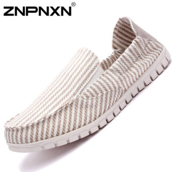 ZNPNXN Four Seasons Men's Casual Shoes Low Shoes Lazy Shoes (Yellow)  
