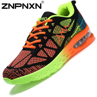 ZNPNXN Men's Casual Sports Shoes Lace-Up Shoes (BlackYellow)  