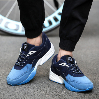 ZNPNXN Men's Fashion Running Shoes Casual Shoes (Blue)  