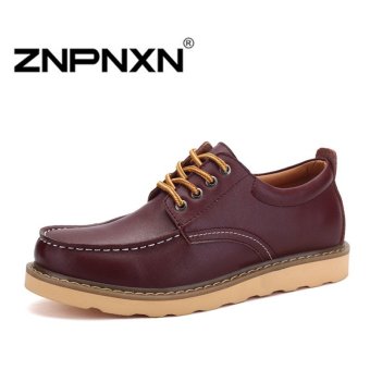 ZNPNXN Men's Fashion Tooling ShoesCasual Shoes (Brown)  