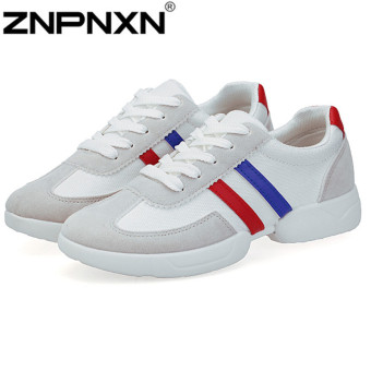 ZNPNXN Women's Fashion Sneakers Shoes Suede Shoes Walking Shoes (Blue)  