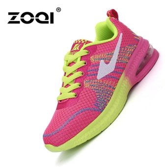 ZOQI Air-cushion Sports Shoes Couple Shoes Sneaker(Pink) - intl  