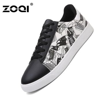 ZOQI Fashion Skate Sneaker Students Casual Shoes (Grey) - intl  