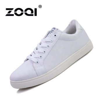 ZOQI man's fashion Sneakers school younger casual canvas shoes(White) - intl  