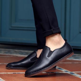 ZOQI man's formal low cut advanced PU fashion casuall Shoes(Black) - intl  