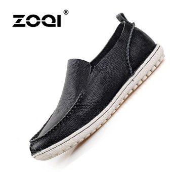 ZOQI Men's Fashion Casual Shoes Low Cut Formal Shoes(Black) - intl  