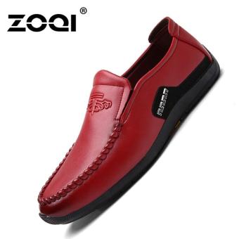 ZOQI Men's Fashion Formal Shoes Low Cut Shoes Casual Shoes(Red) - intl  