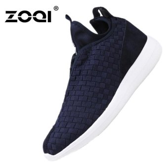ZOQI Men's Fashion Net Shoes Sneakers Sports Shoes Running Shoes(Blue) - intl  