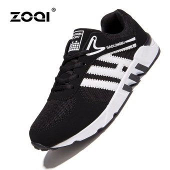 ZOQI Men's Fashion Shoes Sneakers Lightweight net sports shoes(Black&white) - intl  