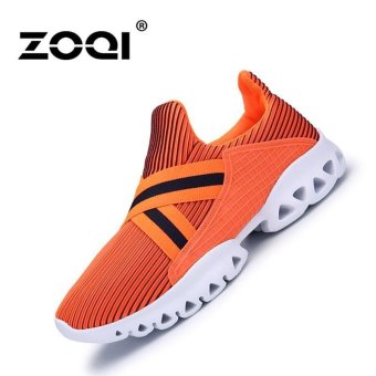 ZOQI Men's Fashion Sports Shoes Casual Shoes Couple Running Shoes Sneaker?Orange? - intl  